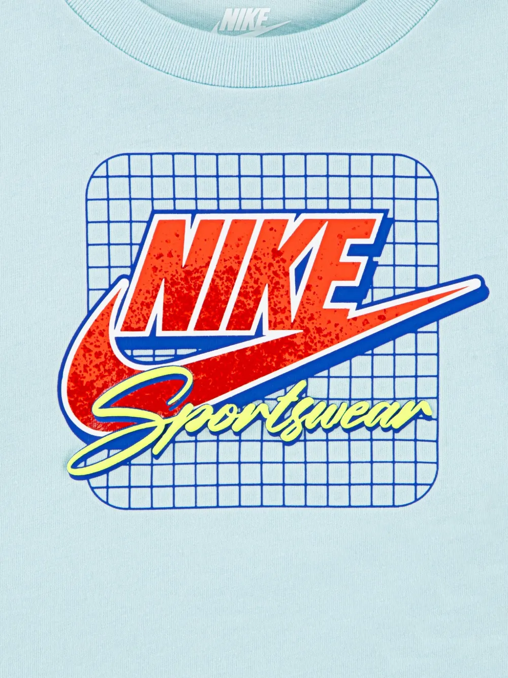 Nike Kids Sportswear shorts set met logo Blauw