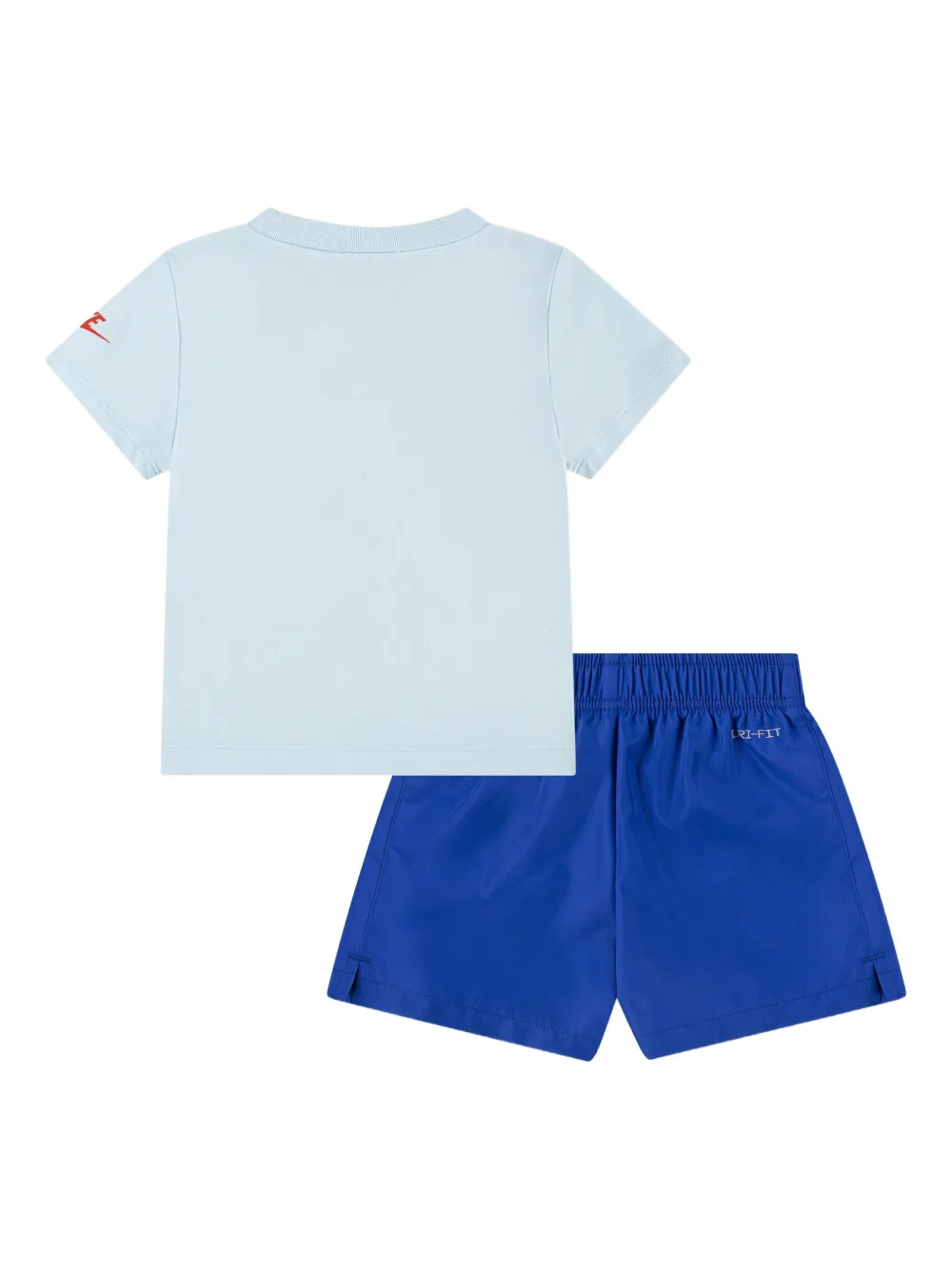 Nike Kids Sportswear shorts set met logo Blauw