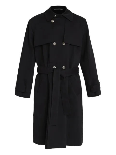 À La Garçonne double-breasted belted trench coat