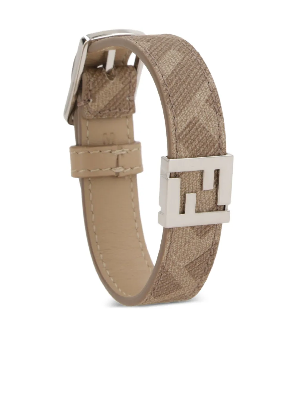 FENDI FF-logo leather bracelet | Image 2