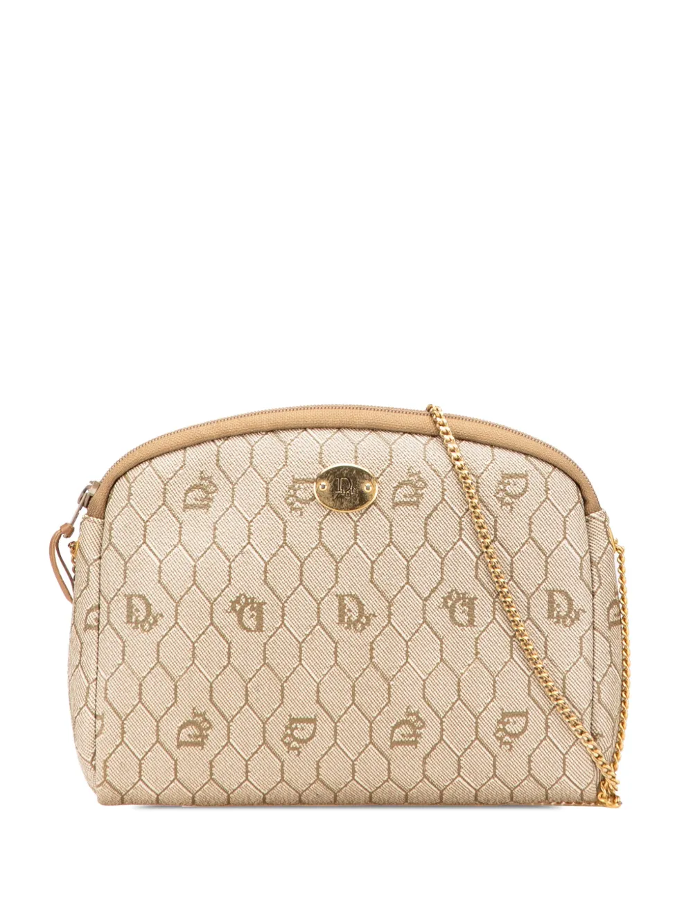 Christian Dior Pre-Owned 20th Century ハニカム コーテッドキャンバス チェーン ショルダーバッグ - Christian Dior Pre-Owned 20th Century ハニカム コーテッドキャンバス チェーン ショルダーバッグ -