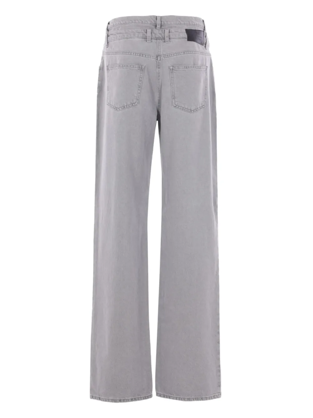  Elisabetta Franchi Embroidered-pocket Jeans - Grey 