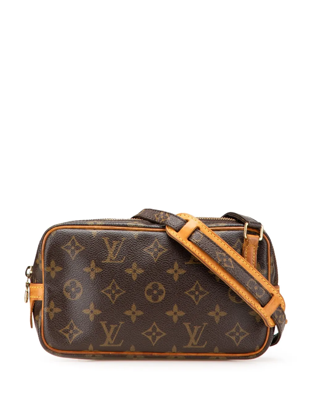 Louis Vuitton Pre-Owned 2003 モノグラム ポシェット マルリー バンドリエール ショルダーバッグ - ブラウン Louis Vuitton Pre-Owned 2003 モノグラム ポシェット マルリー バンドリエール ショルダーバッグ - ブラウン