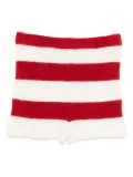 Fiorucci striped shorts - Red