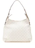 Gucci Pre-Owned 2000-2015 Guccissima Horsebit Creole hobo bag - White