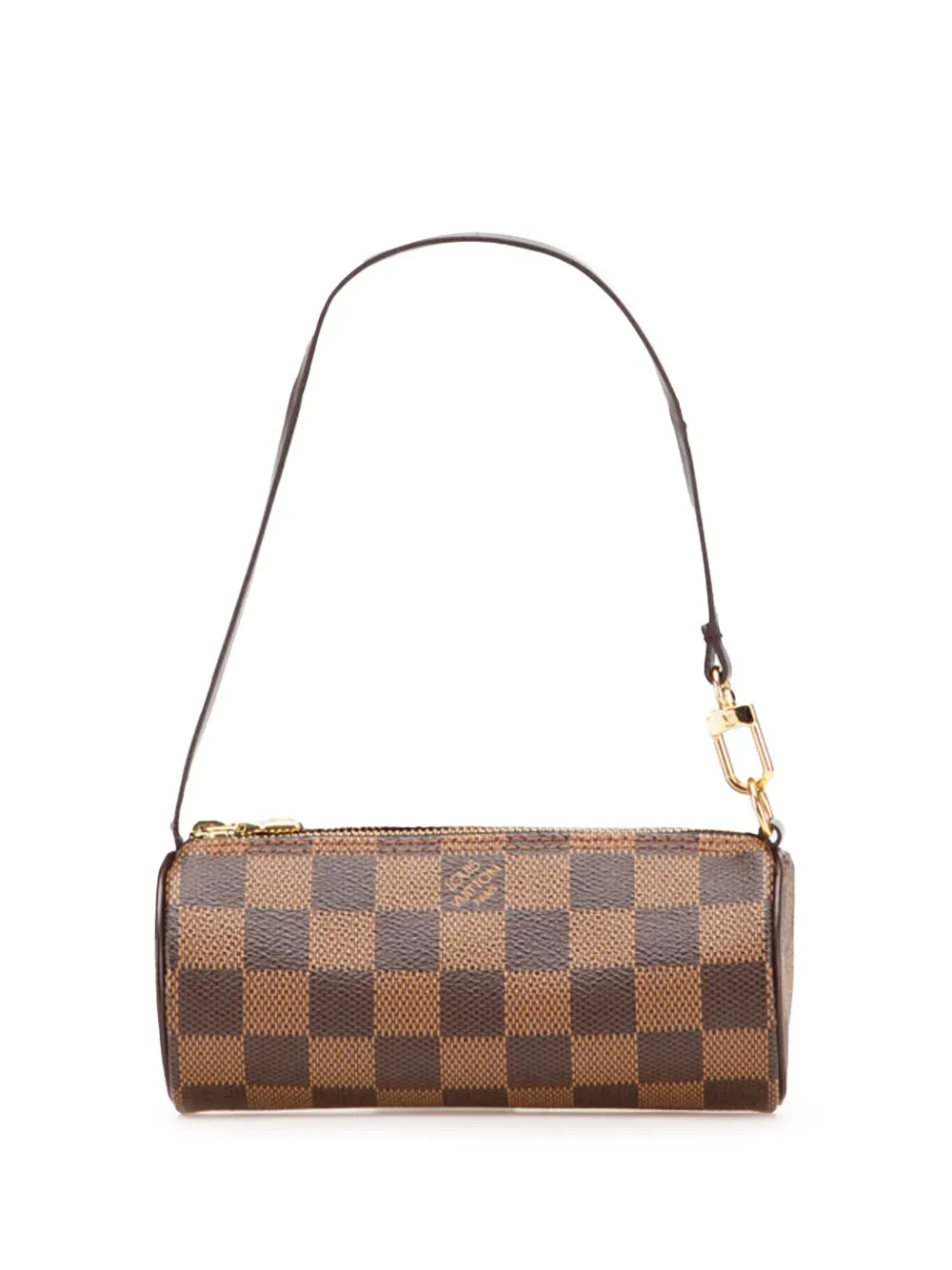 Louis Vuitton Pre-Owned 2010-2025 ダミエ エベヌ パピヨン ポシェット ハンドバッグ - ブラウン Louis Vuitton Pre-Owned 2010-2025 ダミエ エベヌ パピヨン ポシェット ハンドバッグ - ブラウン