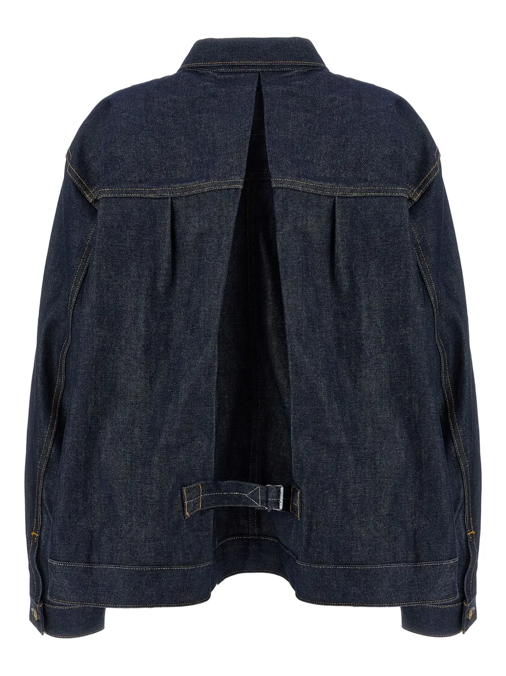 Sacai X Levi's® Jeansjacke Mit Polokragen In Blue