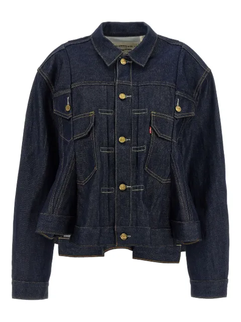 sacai x Levi's® polo-collar denim jacket