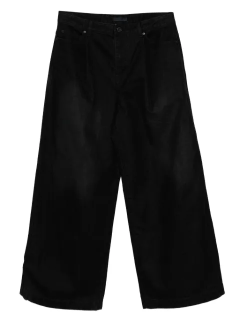 Juun.J pleated cotton trousers