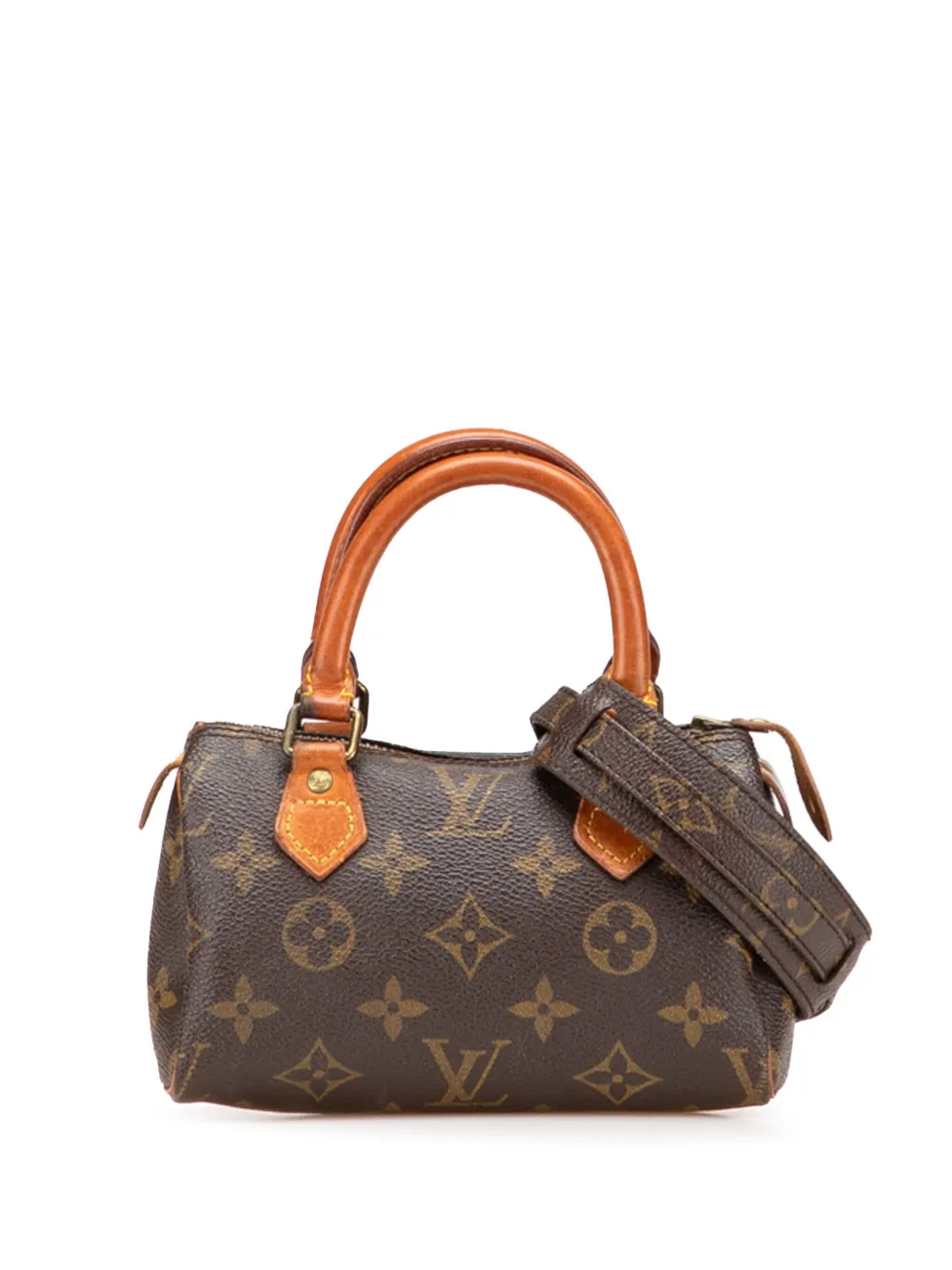 Louis Vuitton Pre-Owned 2000-2025 モノグラム ナノ スピーディ バンドリエール サッチェルバッグ - Louis Vuitton Pre-Owned 2000-2025 モノグラム ナノ スピーディ バンドリエール サッチェルバッグ -