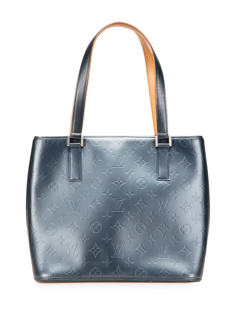 Louis Vuitton Pre-Owned 2002 モノグラム マット ストックトン トートバッグ - ブルー Louis Vuitton Pre-Owned 2002 モノグラム マット ストックトン トートバッグ - ブルー