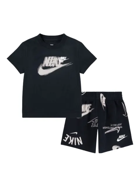 Nike Kids Swoosh-printed shorts set