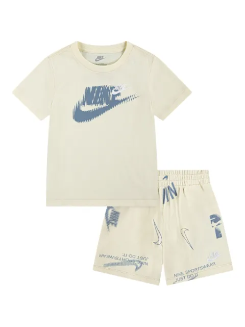Nike Kids swoosh logo shorts set