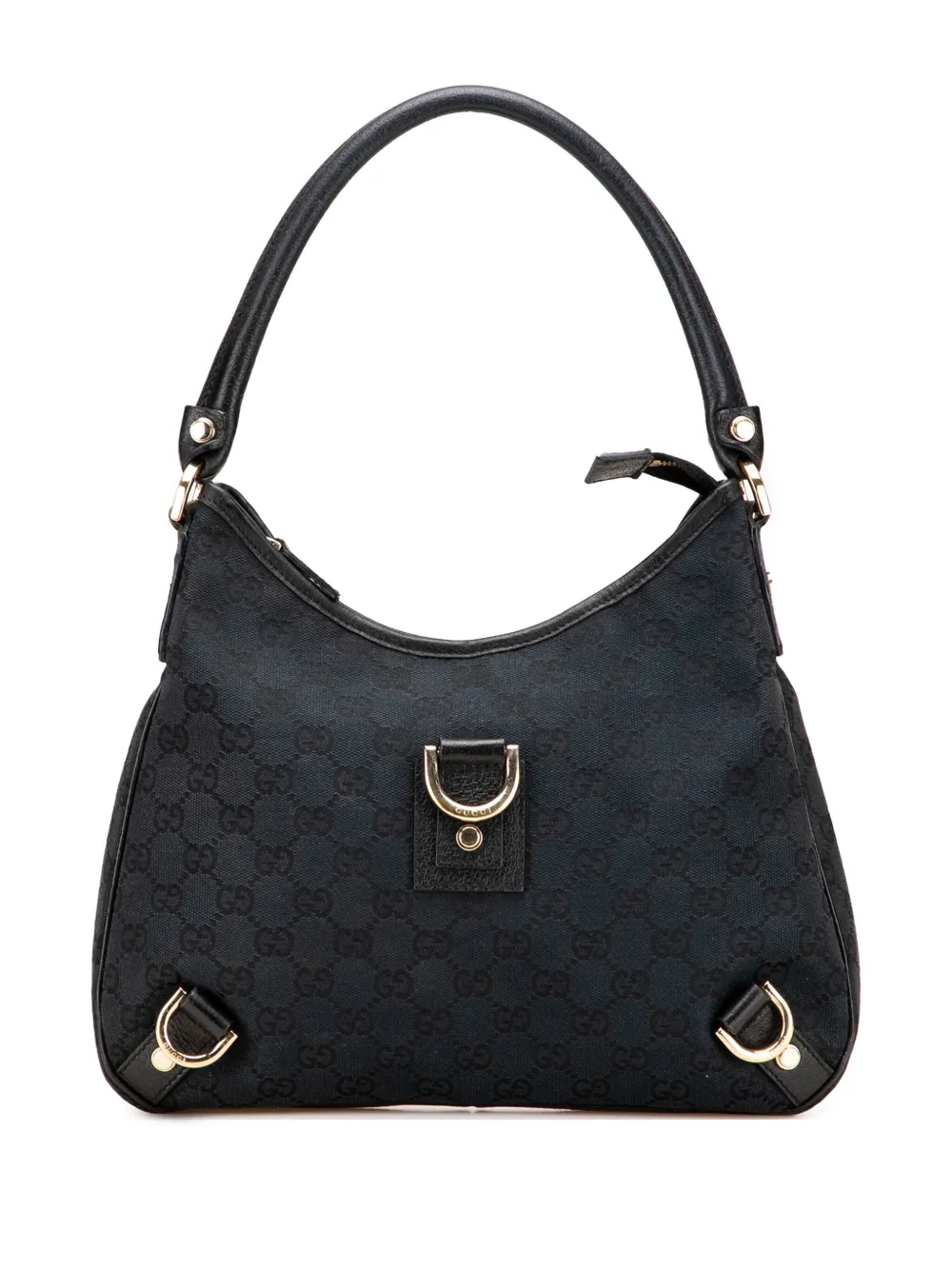 Gucci Pre-Owned 2000-2015 GGキャンバス アビー Dリング ショルダーバッグ - ブルー Gucci Pre-Owned 2000-2015 GGキャンバス アビー Dリング ショルダーバッグ - ブルー