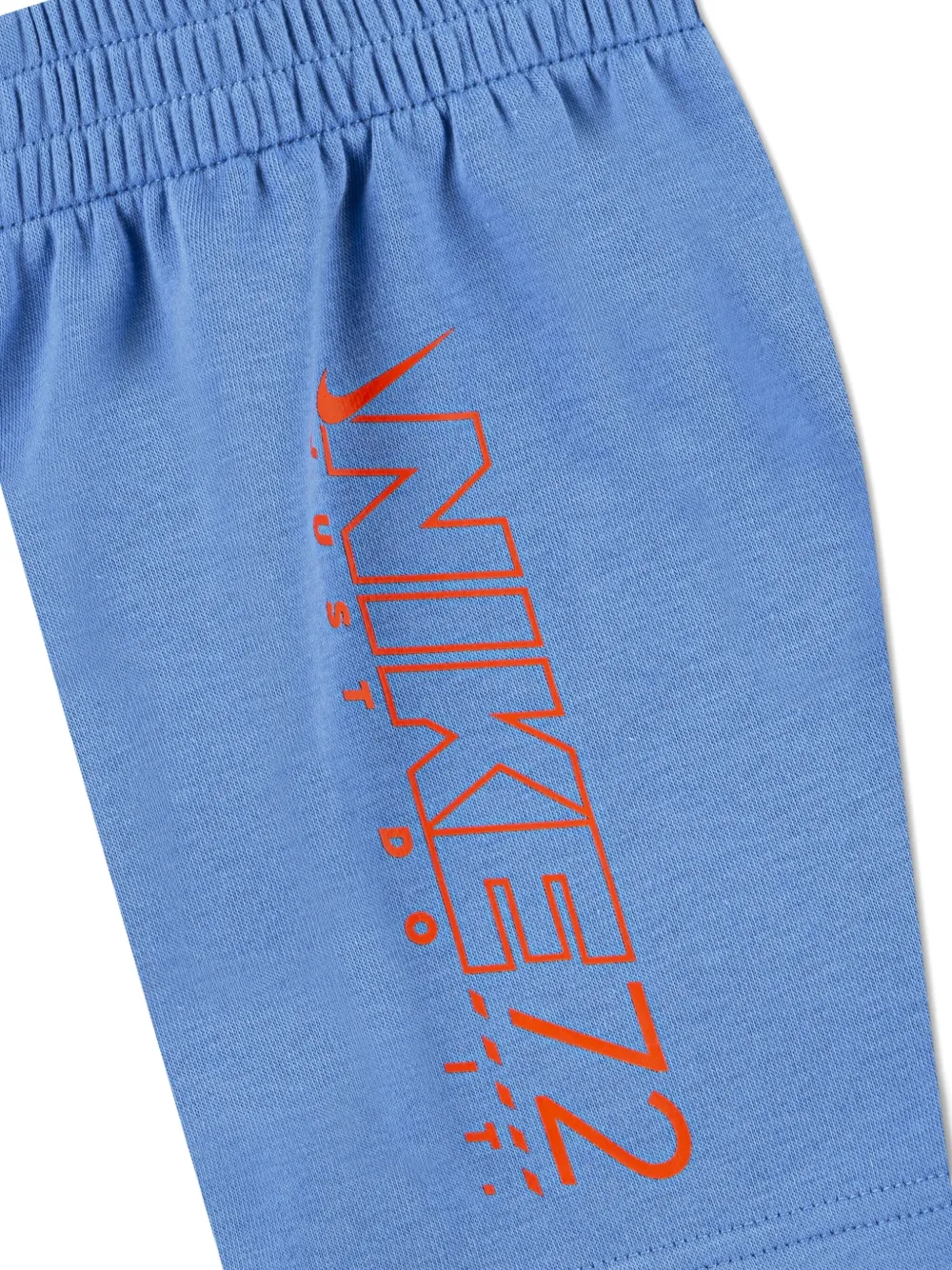 Nike Kids T-shirt en broek met print Blauw
