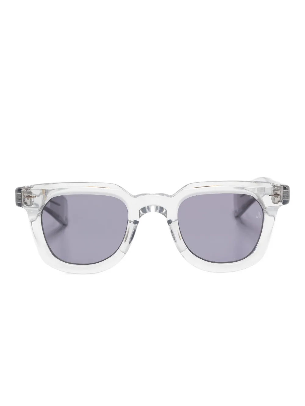Jacques Marie Mage transparent-frame sunglasses - Grigio