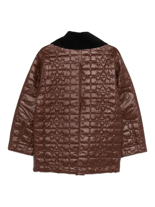 GANNI キルティングドッキングコート 楽天市場】GANNI ガニー キルティングコート Shiny Quilt Long Coat