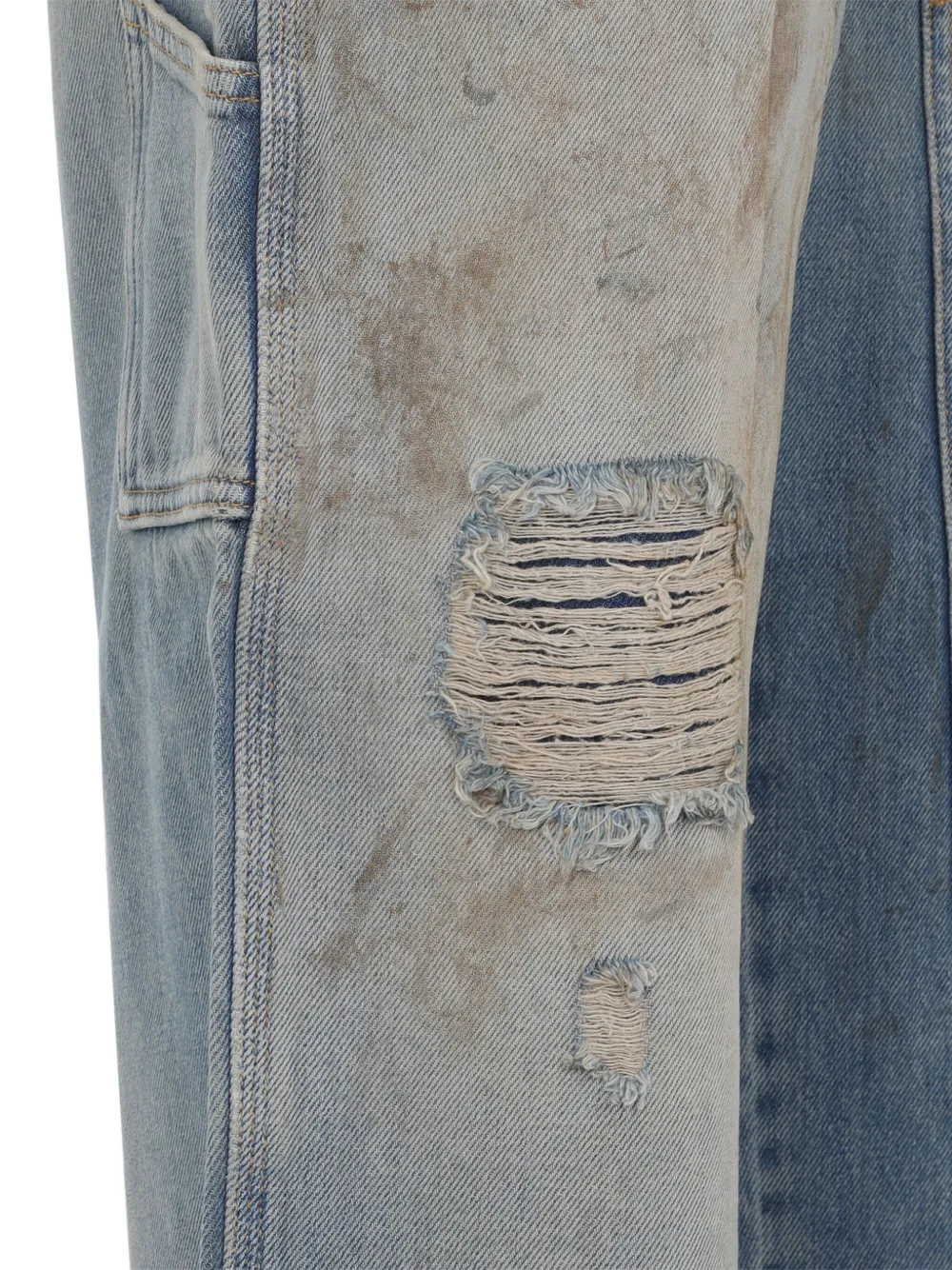 Golden Goose Gerafelde jeans Blauw
