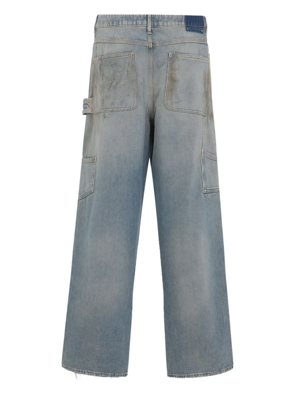 Golden Goose Gerafelde jeans Blauw