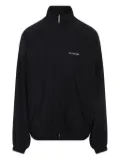 Balenciaga logo-print zip-up jacket - Black