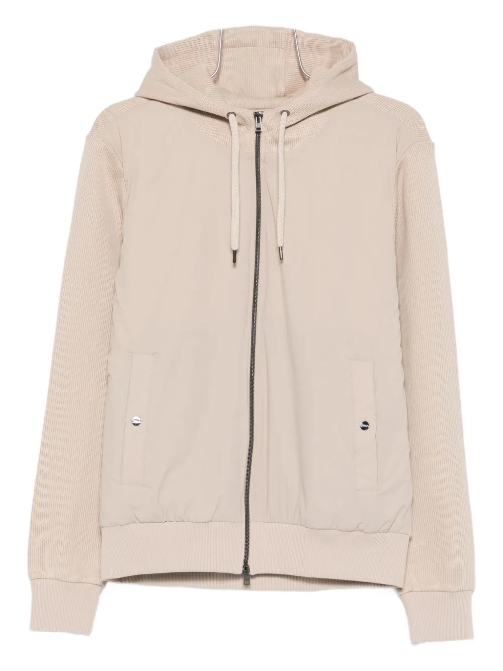 Herno hooded zip-up jacket | Neutrals | Image 1