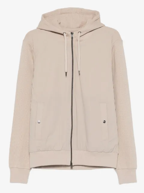 Herno hooded zip-up jacket