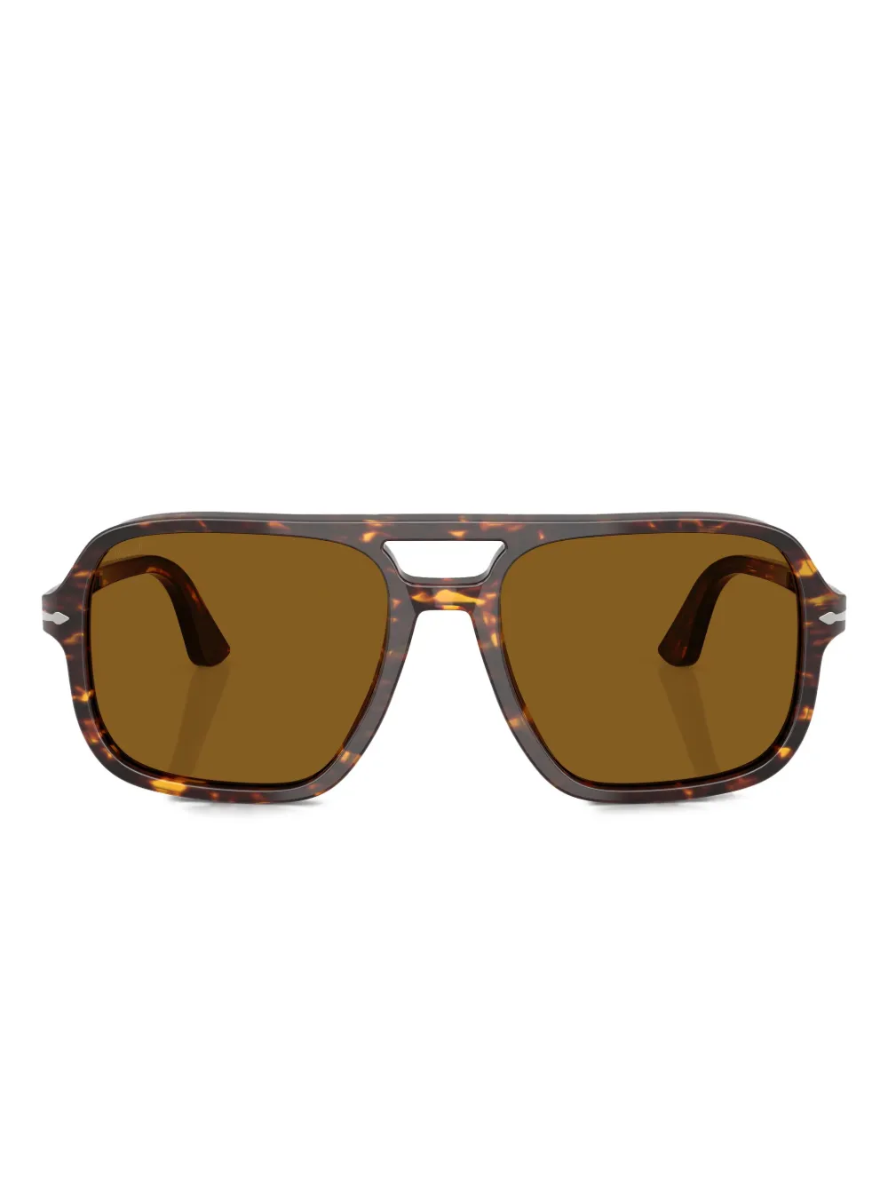 Persol Zonnebril met vierkant montuur Bruin