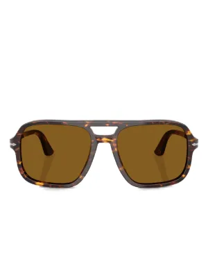 Moncler Eyewear ロゴ サングラス | ブラウン | FARFETCH JP