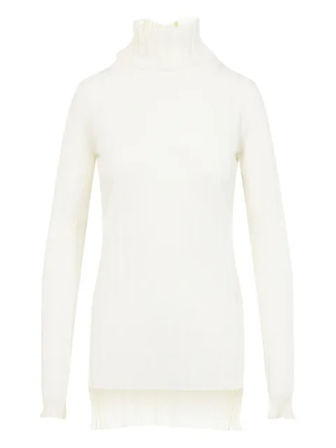 Carven ribbed turtleneck midi dress
