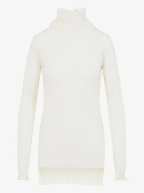 Carven ribbed turtleneck midi dress