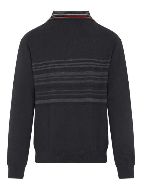 Paul Smith Gestreifter Pullover mit Polokragen