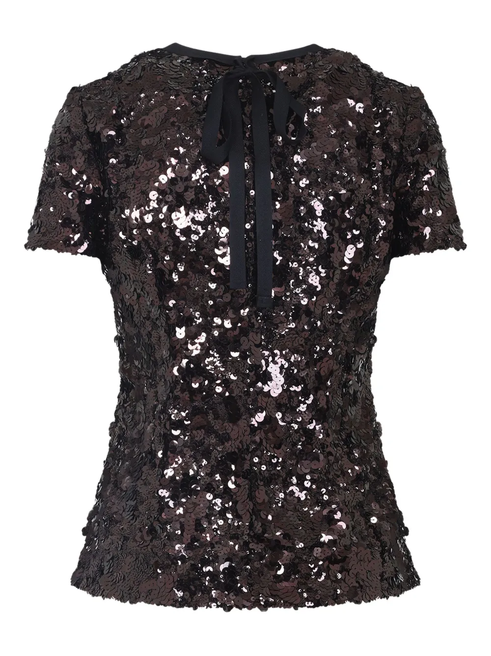 Prada Top met pailletten Bruin