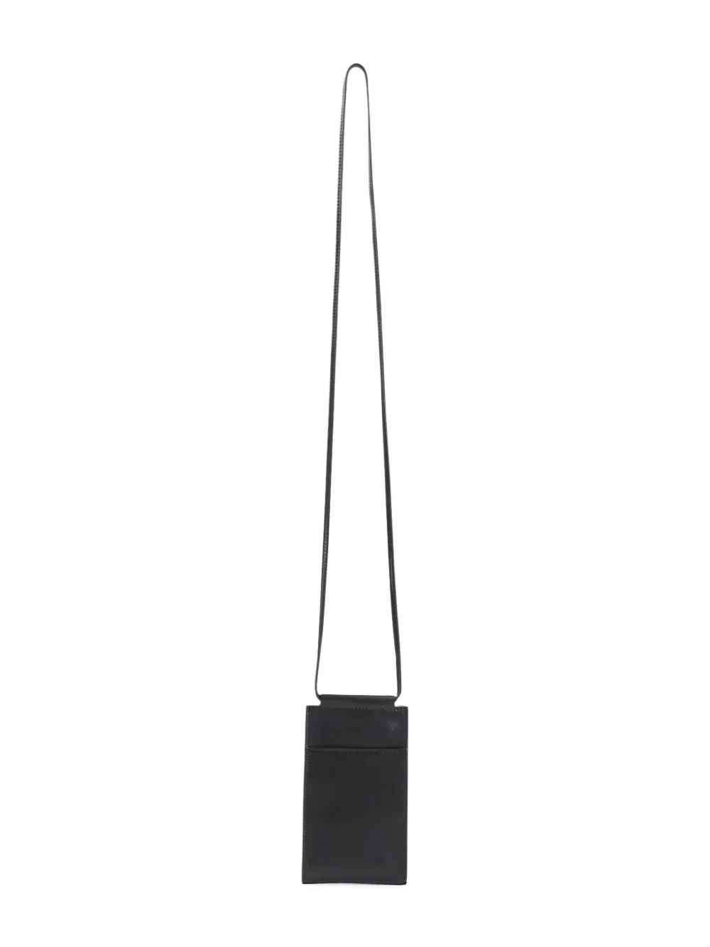 Giorgio Armani Leren pasjeshouder Zwart