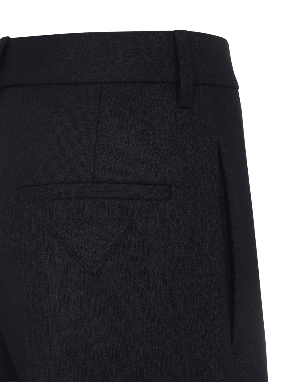Prada wool trousers Blauw