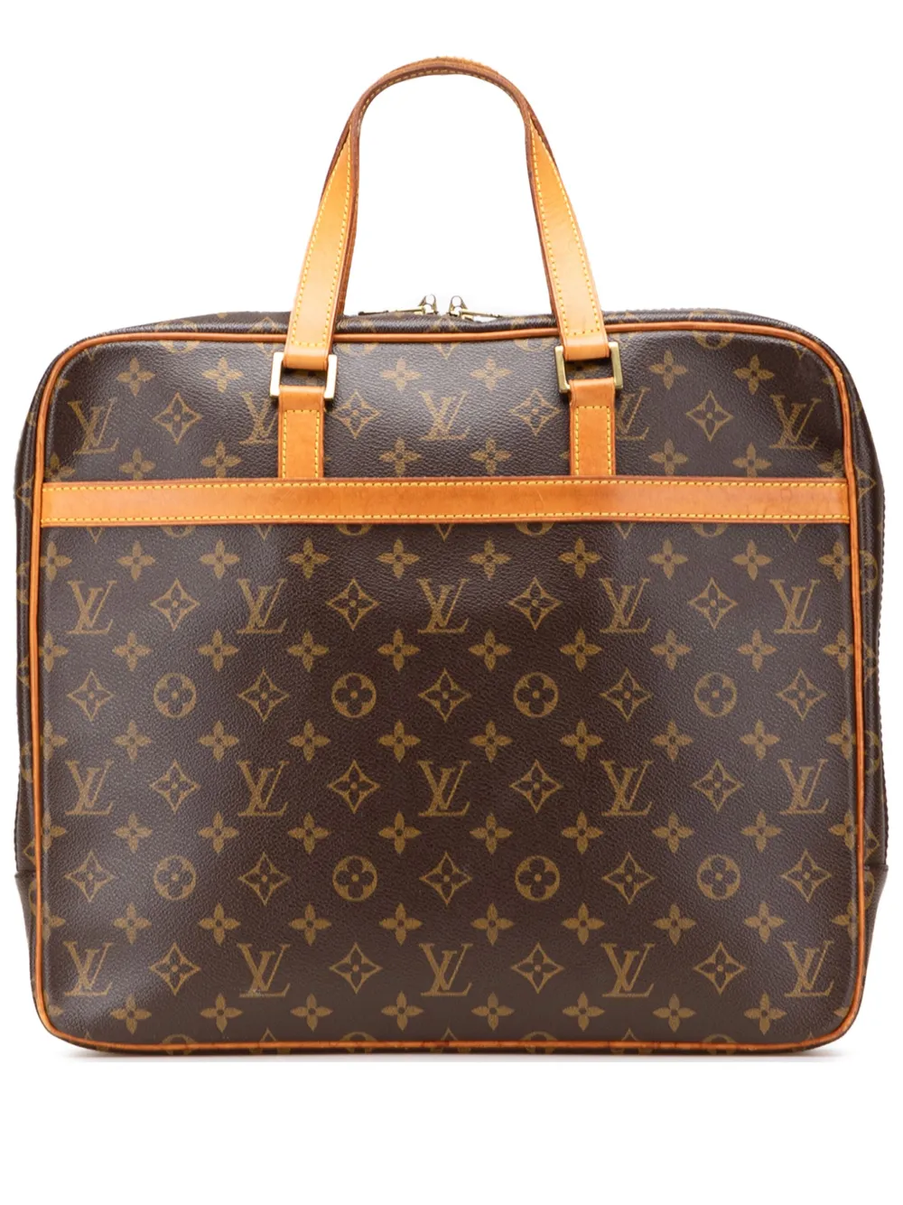 Louis Vuitton Pre-Owned 2002 モノグラム ポルトドキュマン ペガス ビジネスバッグ - ブラウン Louis Vuitton Pre-Owned 2002 モノグラム ポルトドキュマン ペガス ビジネスバッグ - ブラウン