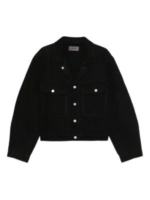 lemaire デニムジャケット　xxs black LEMAIRE カーブ デニムジャケット | ブラック | FARFETCH JP