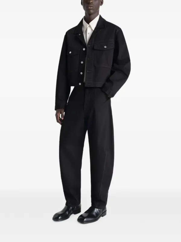 LEMAIRE button-fastening flap-pocket Jacket | Black | FARFETCH ID