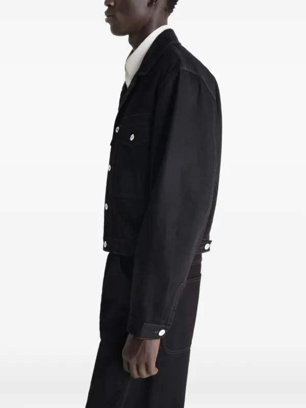 LEMAIRE button-fastening flap-pocket Jacket | Black | FARFETCH ID