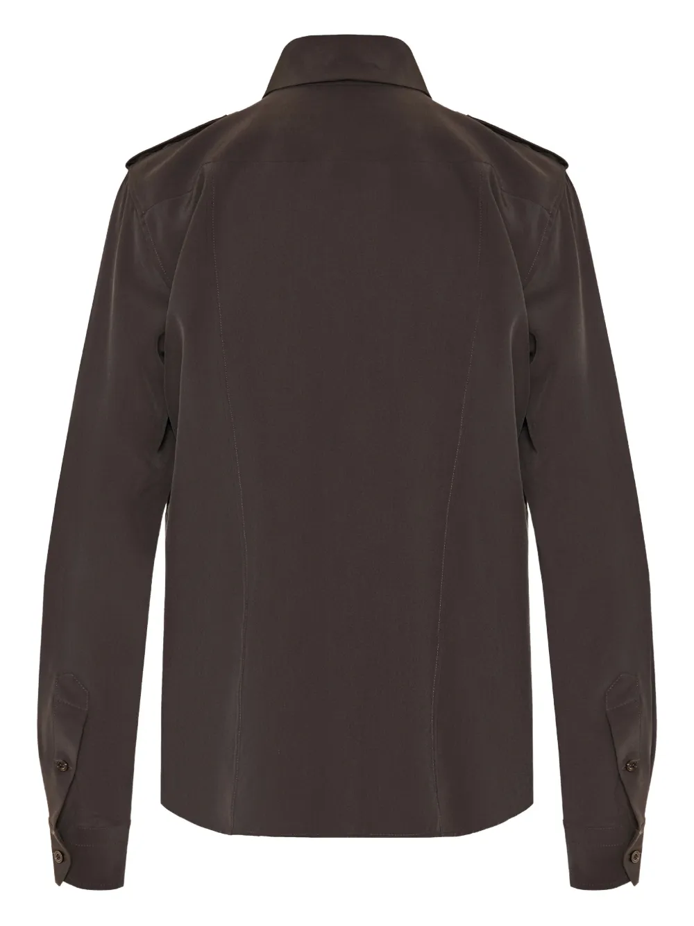 TOM FORD flap-pocket shirt - Bruin