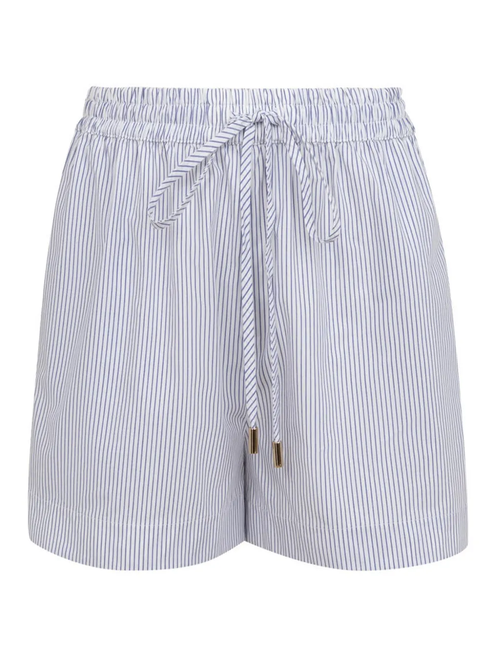Lenny Niemeyer striped drawstring shorts Blauw
