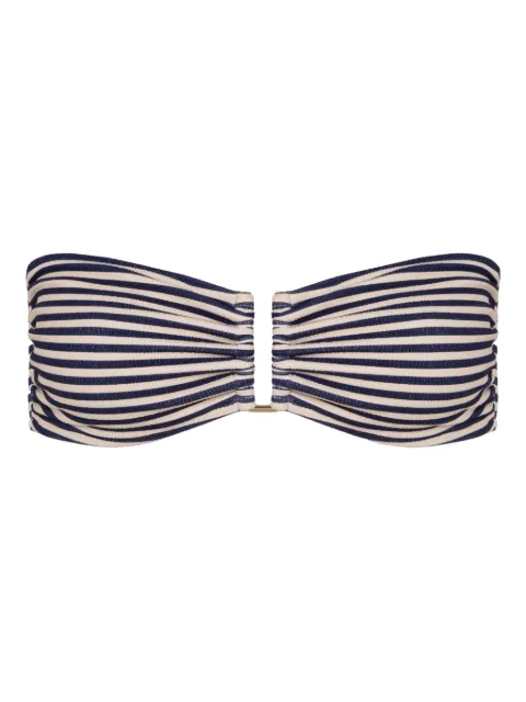 Lenny Niemeyer Rita striped bandeau bikini top