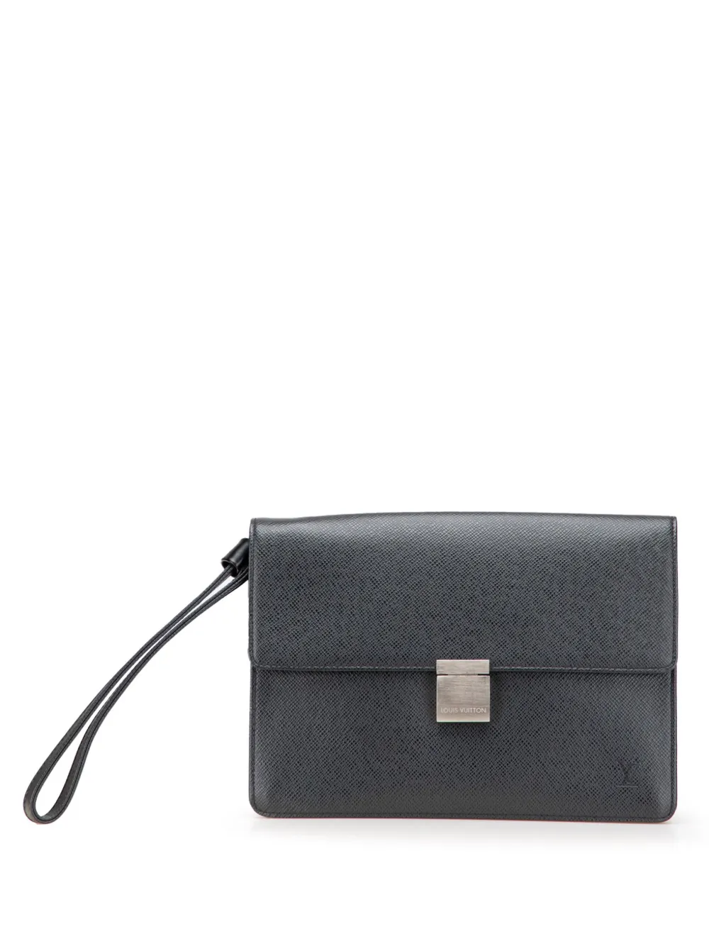 Louis Vuitton Pre-Owned 2007 Taiga Selenga clutch bag | Black | Image 1
