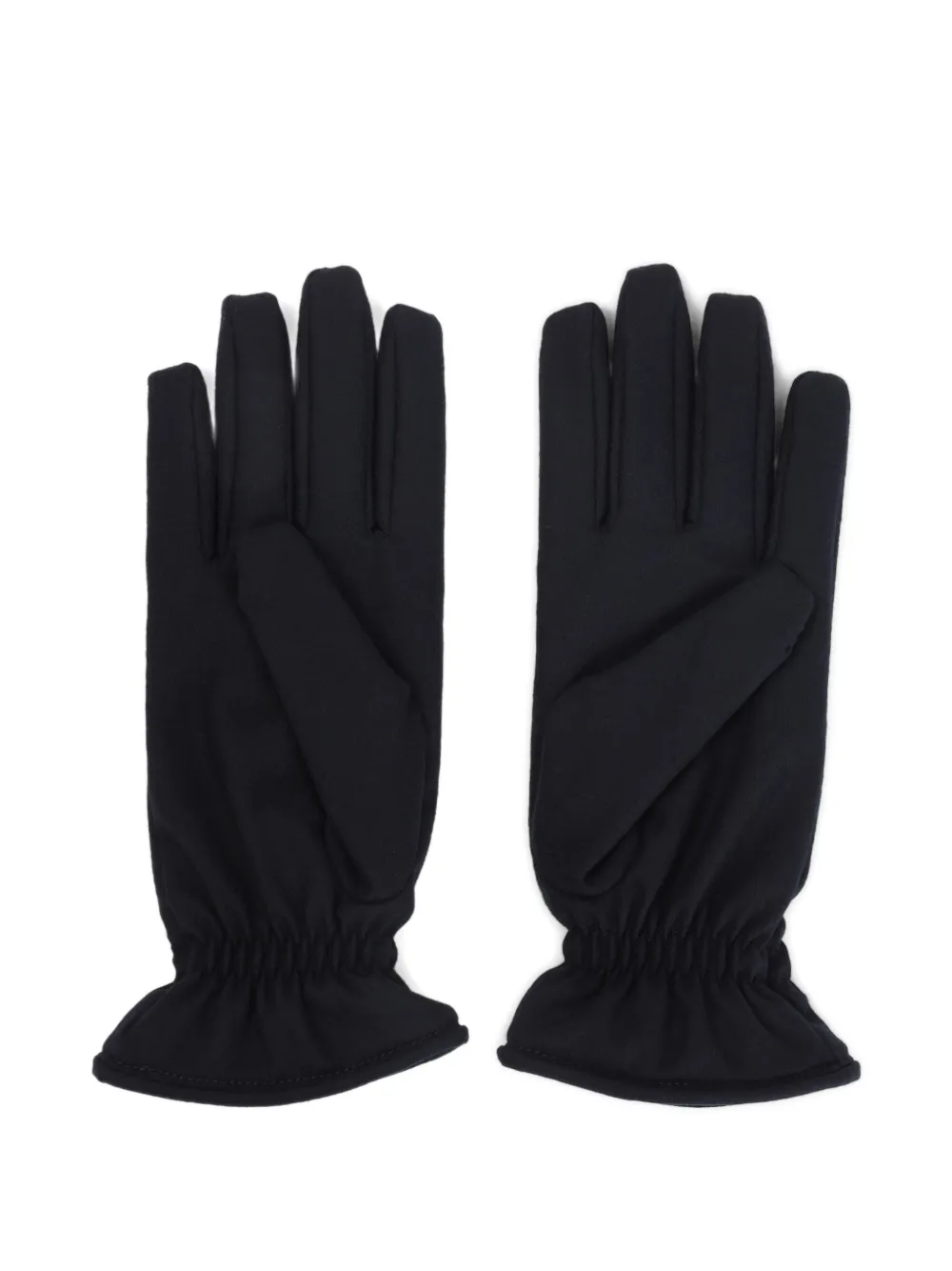 Brioni Handschoenen met elastische manchetten Zwart