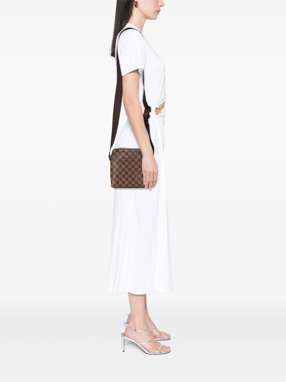 Louis Vuitton Pre-Owned 2006 Damier Ebene Olav PM crossbody bag | Pre-Owned | Image 2