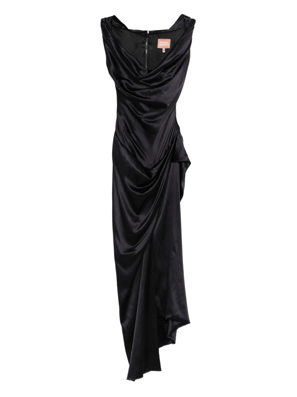 2016s draped-detail midi dress