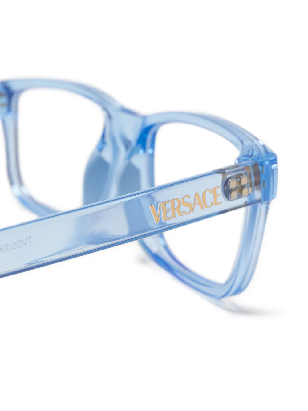 Versace Kids Bril met rechthoekig montuur Zwart