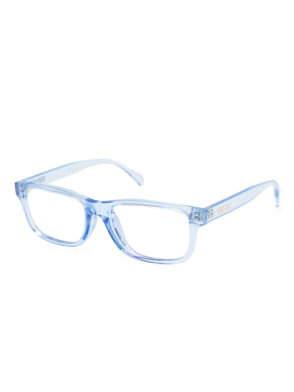 Versace Kids Bril met rechthoekig montuur Zwart