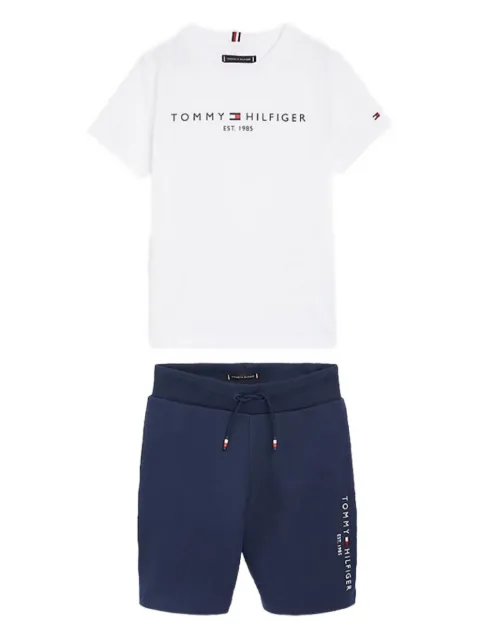 Tommy Hilfiger Junior logo-print shorts set