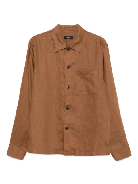 Theory camisa de lino