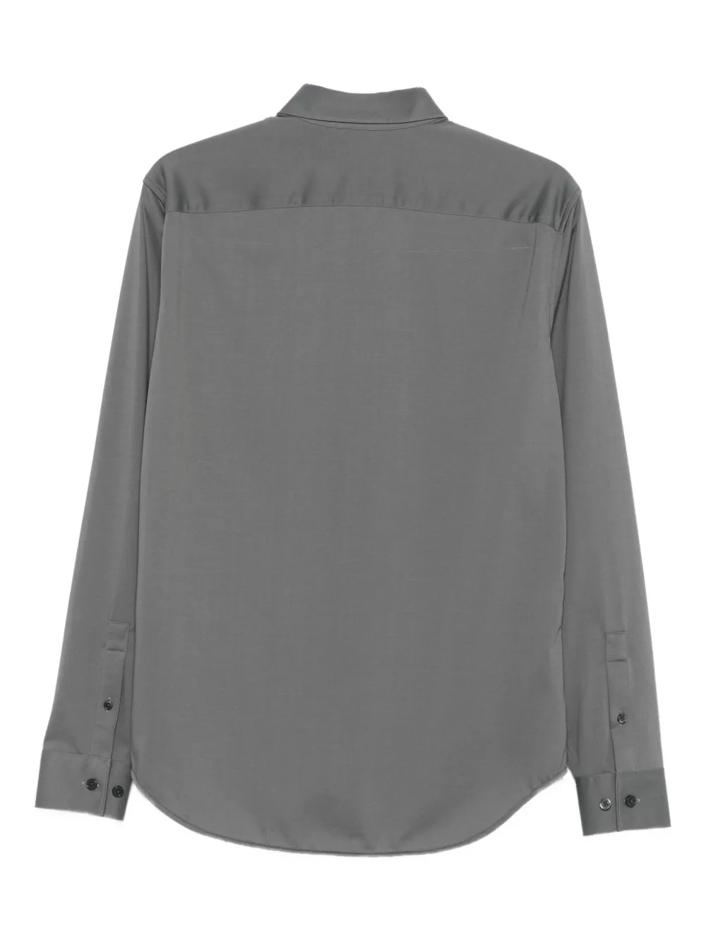 Theory Button-down overhemd met lange mouwen Grijs